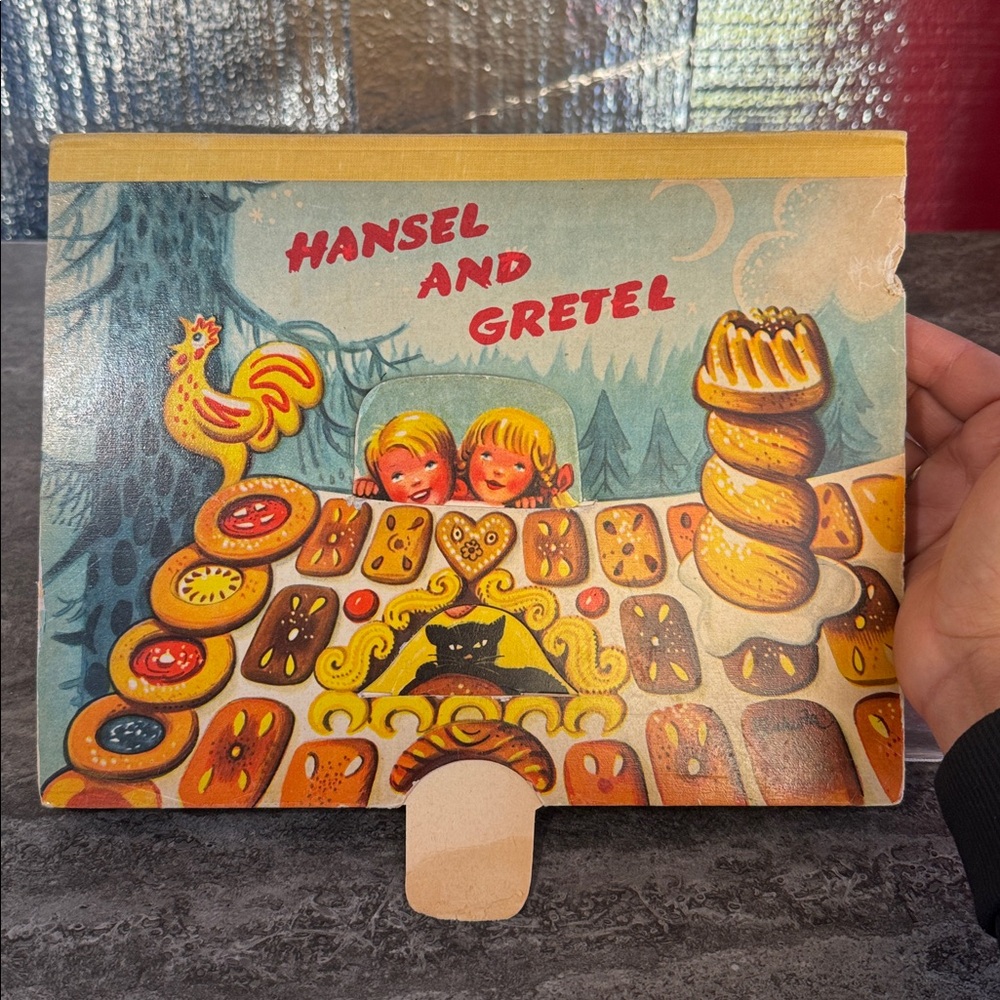 HANSEL AND GRETEL POP-UP & MOVEABLE BOOK 1961 CHILDRENS ARABIC ORIGINAL BOOK - Picture 3 of 15